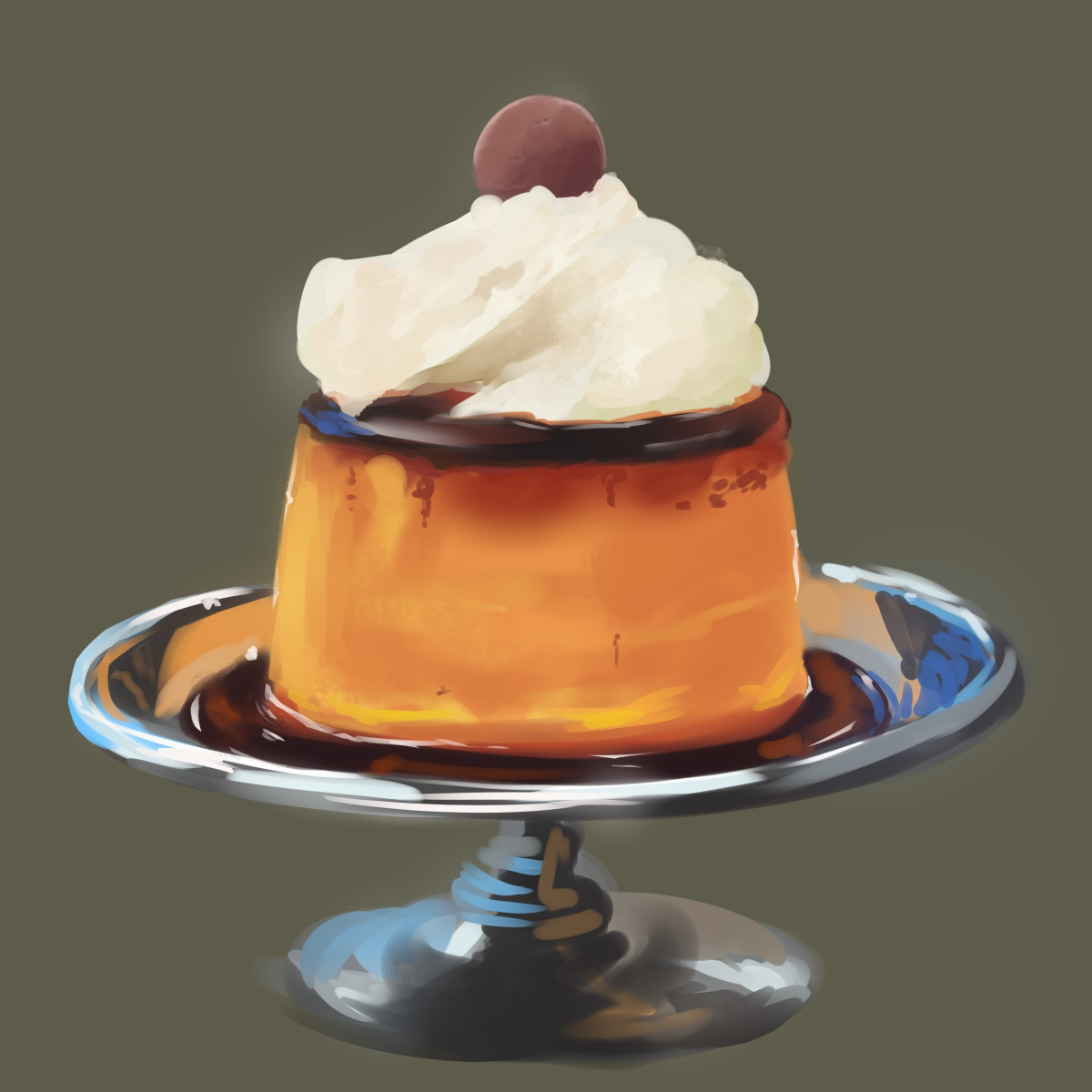 A Painting of a Pudding